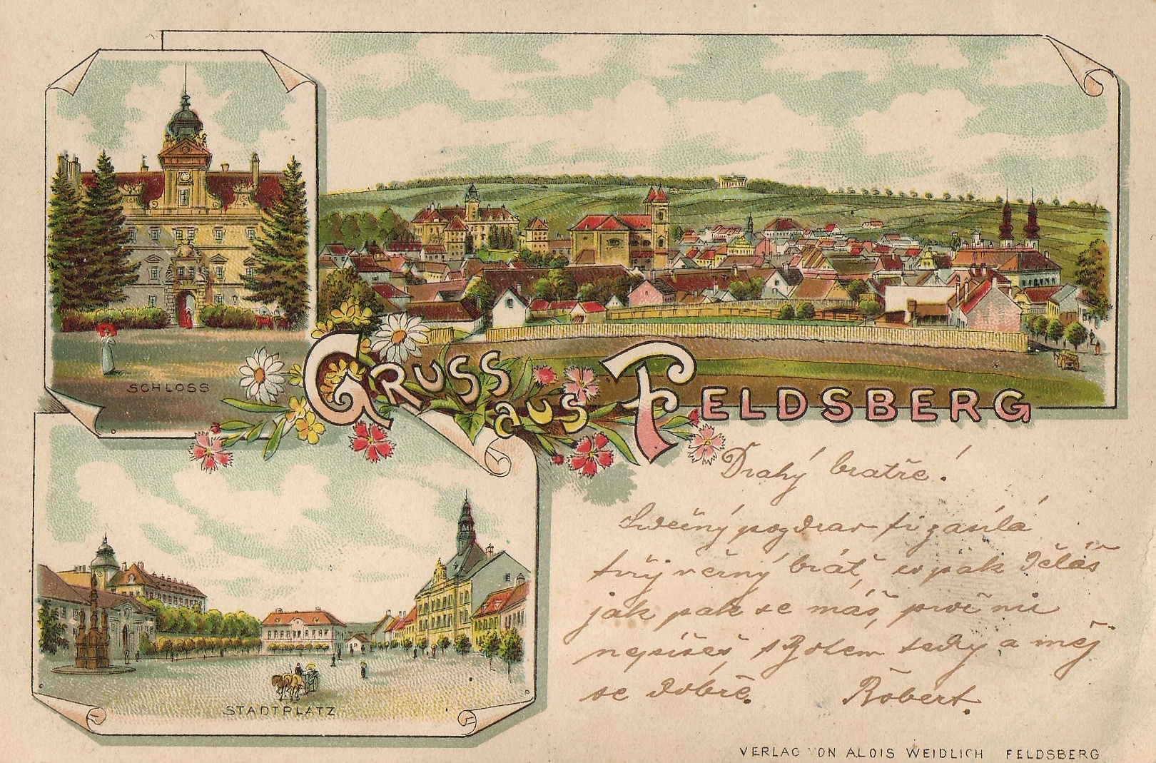 Valtice - staré i nové pohlednice